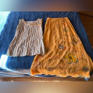 Indian top and skirt set